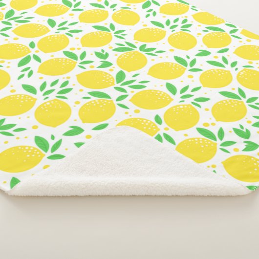 Lemons Baby Sherpa Blanket Deken (3/4)