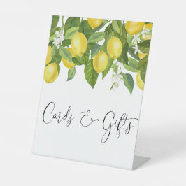 Lemons Baby shower Kaarten en geschenken Reclamebord Met Voetstuk