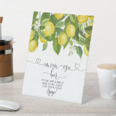 Lemons Baby shower Mam-osa Bar Reclamebord Met Voetstuk (Insitu)