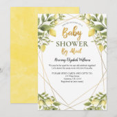 Lemons Baby shower per post Kaart (Voorkant / Achterkant)