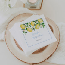 Lemons Bleek Blue Boy Baby shower Party