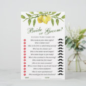 Lemons Blossom Greenery Chic Vrijgezellenfeest Gam (Staand voorkant)