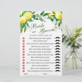 Lemons Blossom Greenery Chic Vrijgezellenfeest Gam (Staand voorkant)