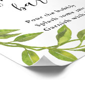 Lemons Blossom Greenery Mimosa Bar Sign Poster (Hoek)