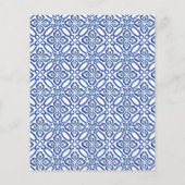 Lemons Blue raadt de juiste prijs-Baby shower Flyer (Achterkant)