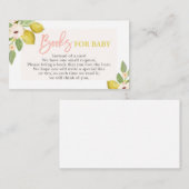 Lemons Breng een boek Kaart (Voorkant / Achterkant)