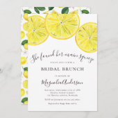 Lemons Bridal Brunch Uitnodiging (Voorkant / Achterkant)