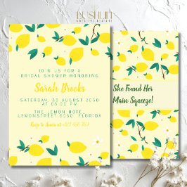 Lemons Bridal Shower-uitnodiging Kaart