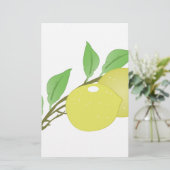 Lemons Briefpapier (Staand voorkant)
