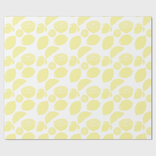 Lemons Cadeaupapier (Vlak)