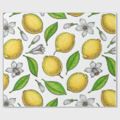 Lemons Cadeaupapier (Vlak)