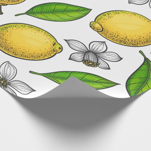 Lemons Cadeaupapier (Hoek)