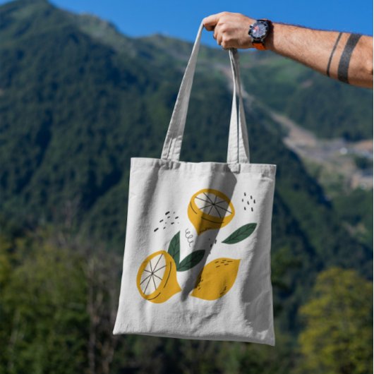 Lemons Canvas tas