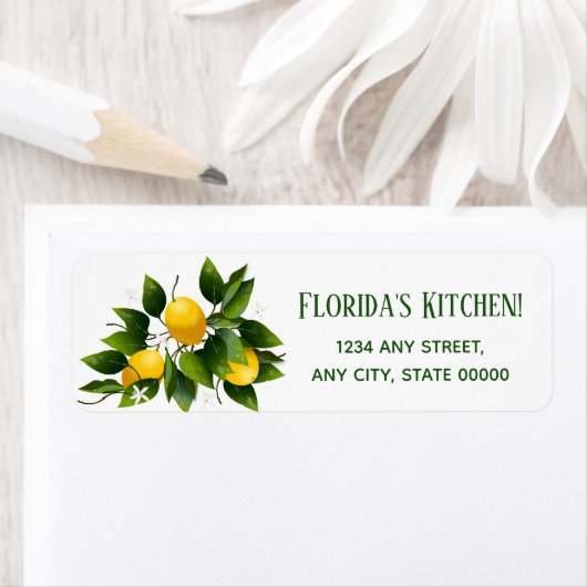 Lemons Citrus Fruit Etiket (Insitu)