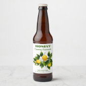 Lemons Citrus Fruit Floral Bier Etiket (Voorkant)