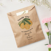 Lemons Citrus Hartelijk dank Bedankzakje (Gezegeld)