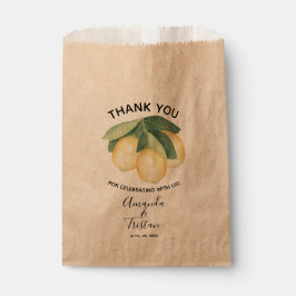 Lemons Citrus Hartelijk dank Bedankzakje