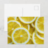 Lemons Close-up Foto Briefkaart (Voorkant / Achterkant)