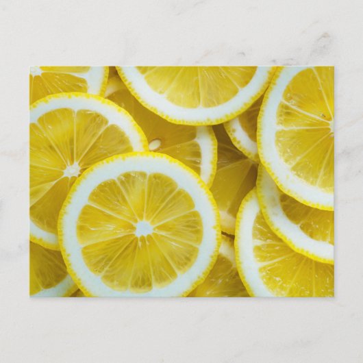 Lemons Close-up Foto Briefkaart (Voorkant)