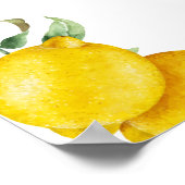 Lemons Couples Shower-welkomstbord Poster (Hoek)