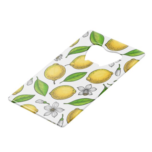 Lemons Creditkaart Flessenopener (Achterkant Gekanteld)