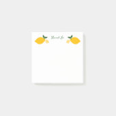 Lemons CUSTOM Name Cute Illustration Post-it® Notes (Voorkant)
