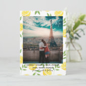 Lemons | Datum opslaan Save The Date (Staand voorkant)