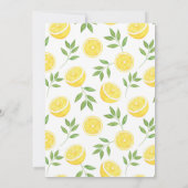 Lemons | Datum opslaan Save The Date (Achterkant)