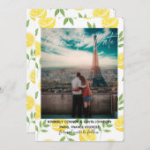 Lemons | Datum opslaan Save The Date (Voorkant / Achterkant)