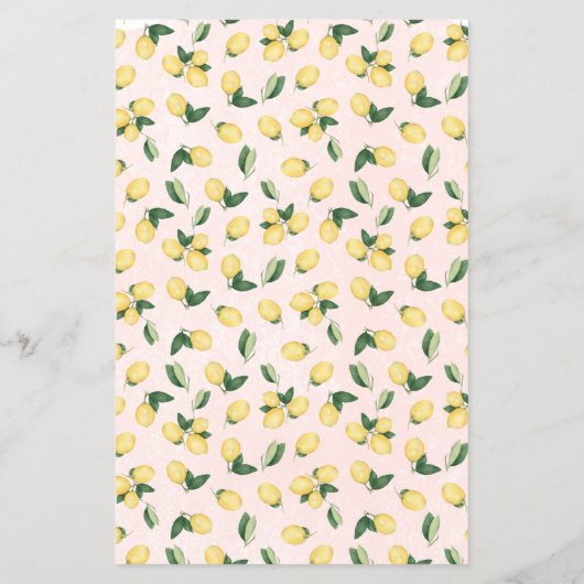 Lemons de Kaart van het Schort roze Vrijgezellenfe (Achterkant)