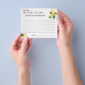 Lemons delen een Date Ideo Shower Game-kaart Flyer (Hand)