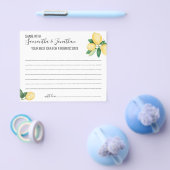 Lemons delen een Date Ideo Shower Game-kaart Flyer (Enkel)