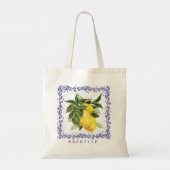 Lemons Design Canvas Canvas tas (Achterkant)