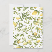 Lemons die de uitnodiging van de Bride Beste van h (Achterkant)