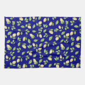 Lemons en blauw theedoek (Horizontaal)