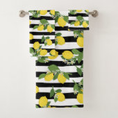 Lemons en bloesems met roes bad handdoek (Insitu)