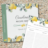 Lemons en Eucalyptus Recipe Kaart Multomap Invoege