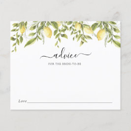 Lemons en Greenery Advice for the Bride-to-Be