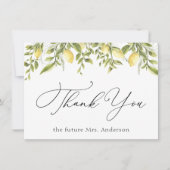 Lemons en Greenery Dank u (Voorkant)