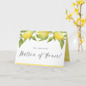 Lemons en Greenery... zullen jullie mijn matroos z Kaart (Gele Bloem)