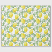 Lemons- en lantaarnpapier voor het ontwerpen cadeaupapier (Vlak)