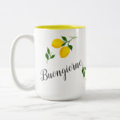 Lemons en Leaves Buongiorno Coffee Mok (Links)