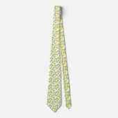 Lemons en Leaves Design Necktie Stropdas (Voorkant)