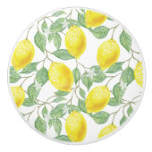 Lemons en lederen keramische knol knop (Voorkant)
