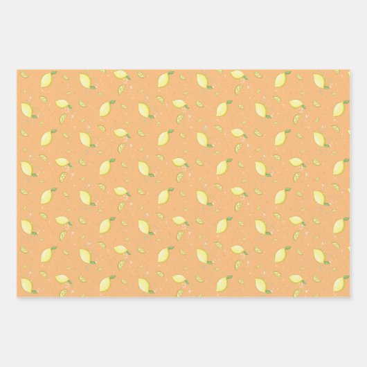 Lemons en Lemons Inpakpapier Vel (Voorkant 3)