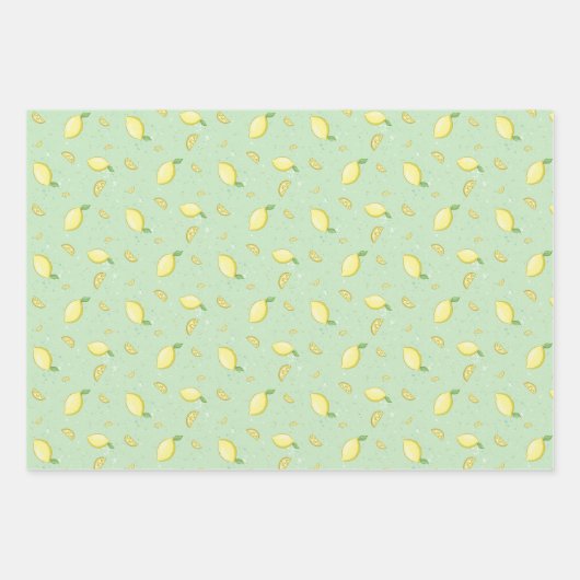 Lemons en Lemons Inpakpapier Vel (Voorkant 2)