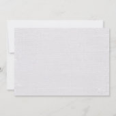 Lemons en Linen Waterverf Rehearsal Dinner Kaart (Achterkant)