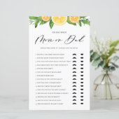 Lemons en Sinaasappels Mam of papa zei dat ze Game (Staand voorkant)