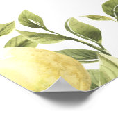 Lemons en vertrekt Boho Wedding Welcome Poster (Hoek)