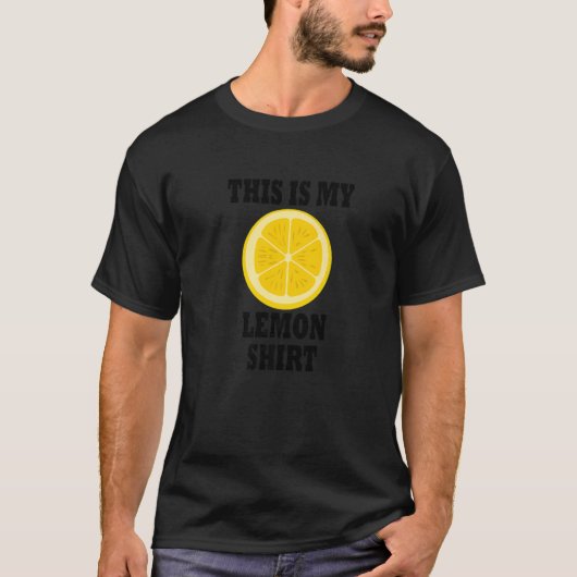 Lemons Exotic Fruits Tropical Lemon Summer T-shirt (Voorkant)